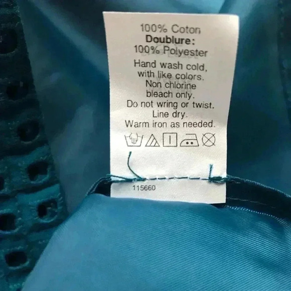 J. Crew Eyelet Shell Sleeveless Blouse Size 0 - Picture 5 of 5